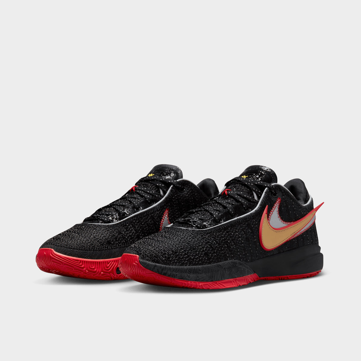 New black sale and red lebrons