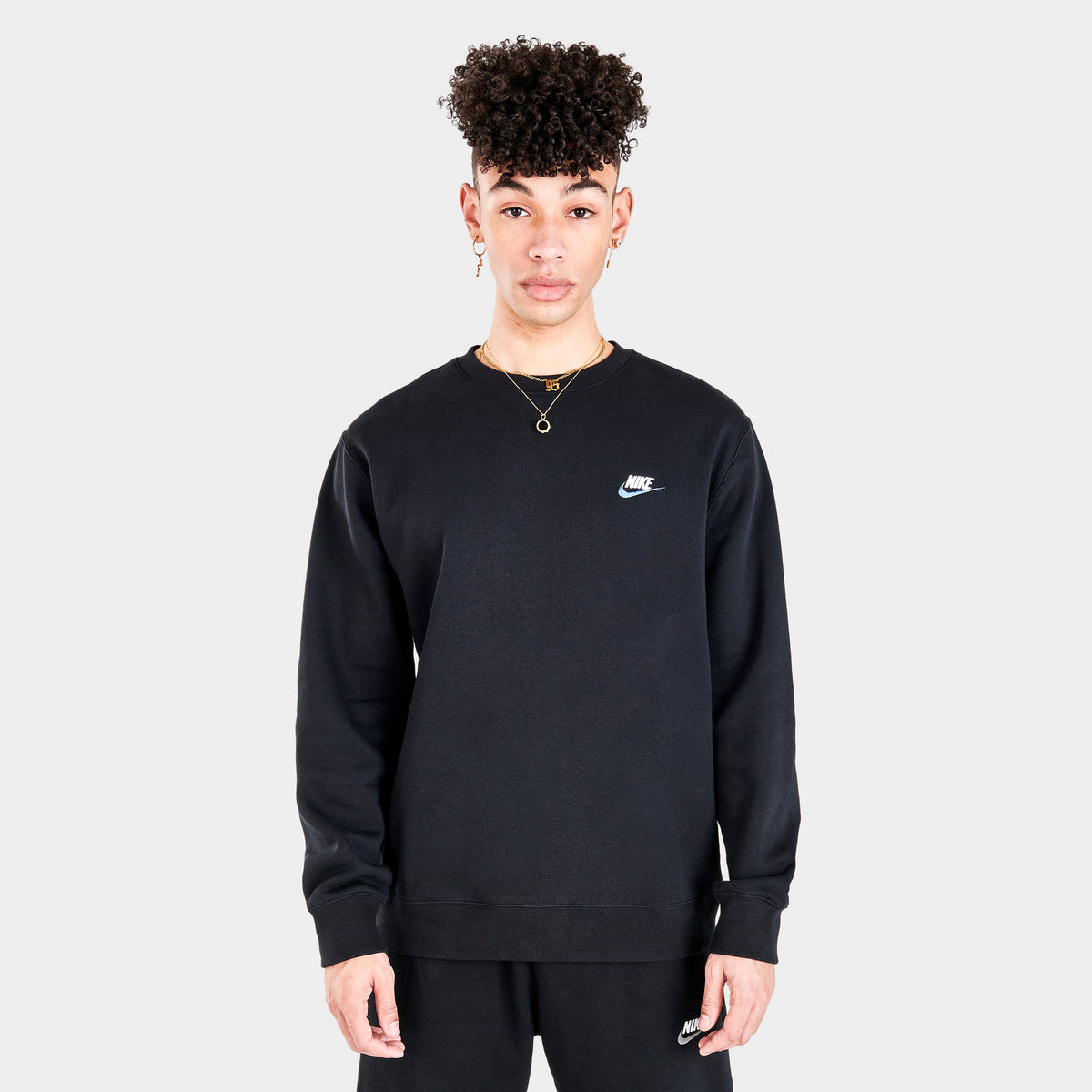 Nike foundation hotsell crew sweatshirt black