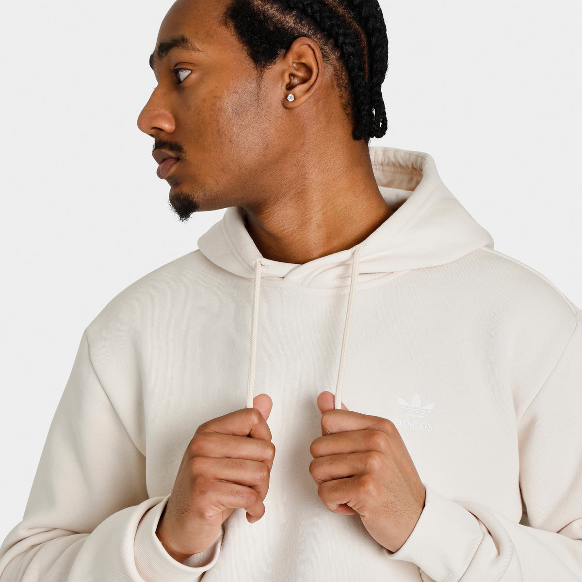 adidas Originals Trefoil Essentials Pullover Hoodie / Wonder White | JD  Sports Canada