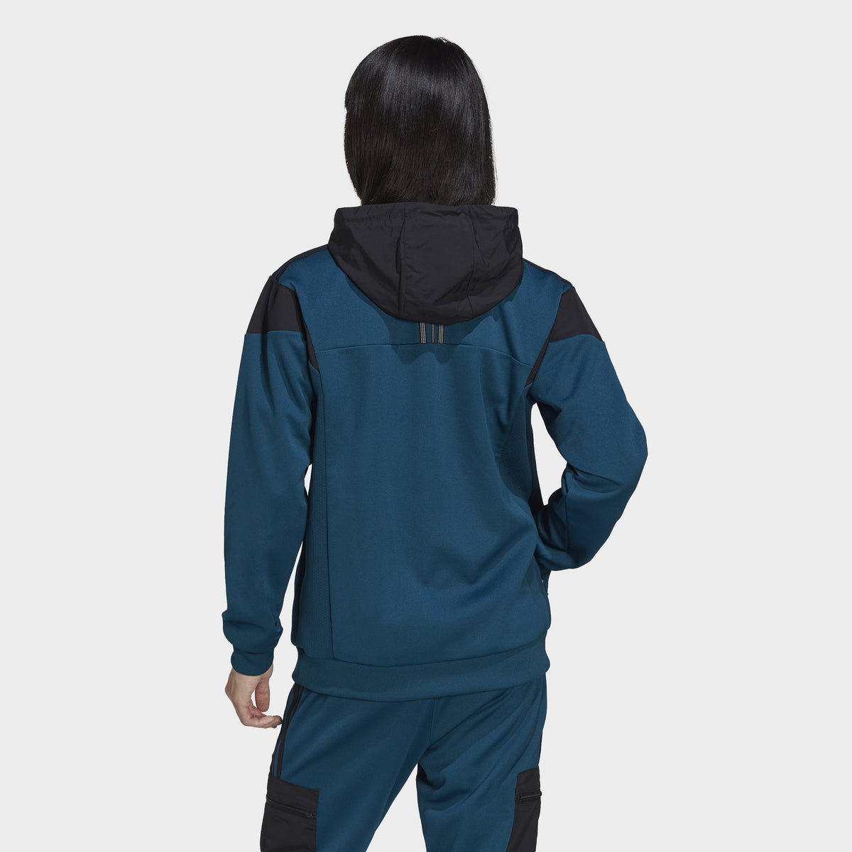 adidas ID96 2022 Half Zip Pullover Hoodie Tech Mineral Black