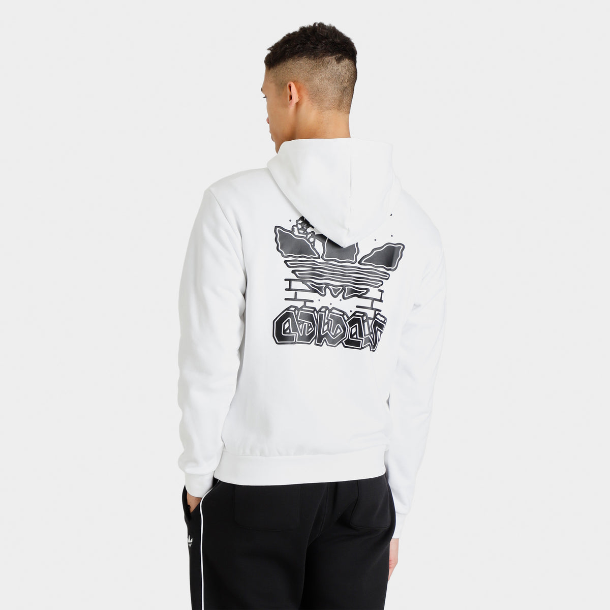 adidas Fuzi TS Pullover Hoodie White
