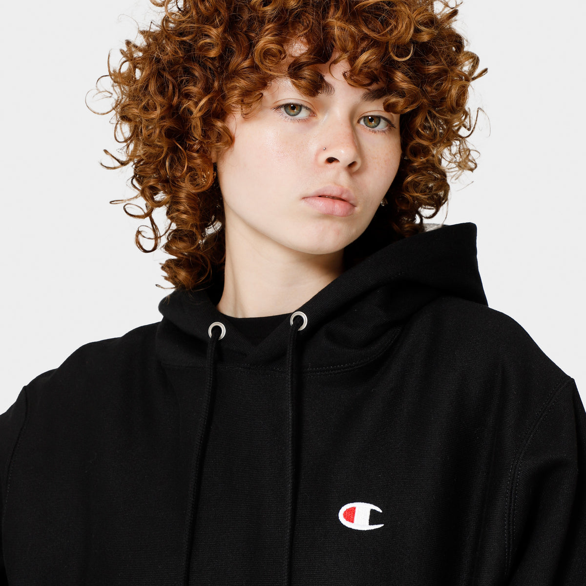 Champion hoodie boyfriend sale tape overhead femme