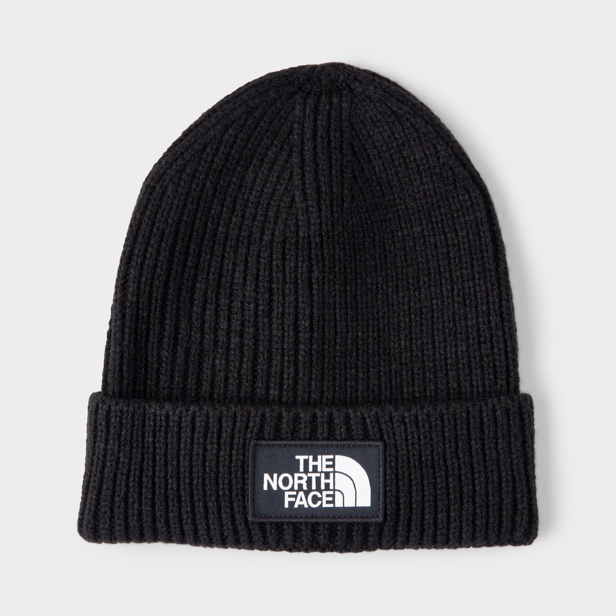 The North Face TNF Logo Box Cuffed Beanie TNF Black