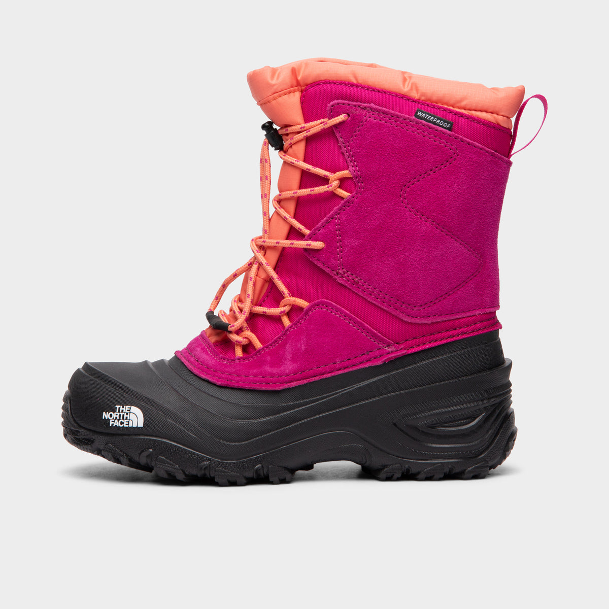 The North Face Junior Girls Alpenglow V WP Fuschia Pink Coral