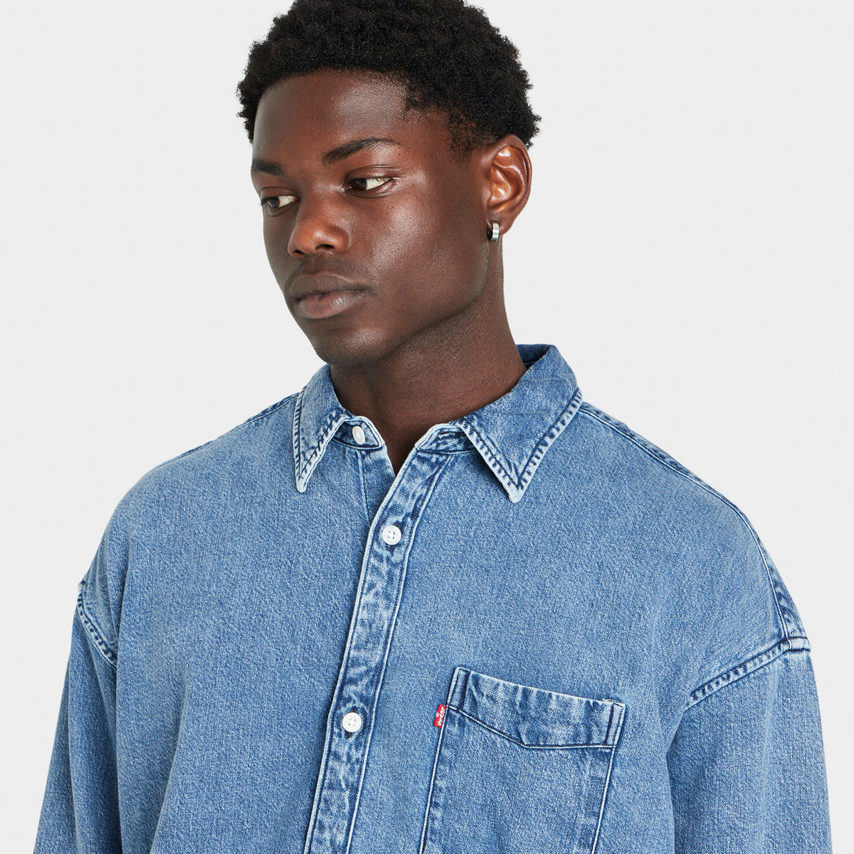 Levi's Slouchy 1 Pocket Shirt / Slouchy Stone | JD Sports Canada