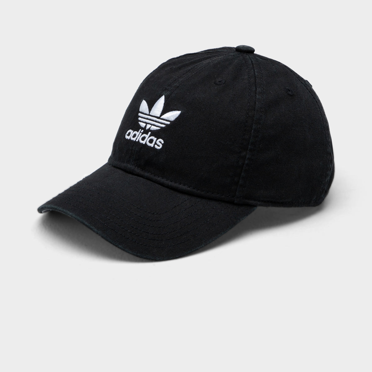 adidas Originals Women s Relaxed Strapback Cap Black White JD