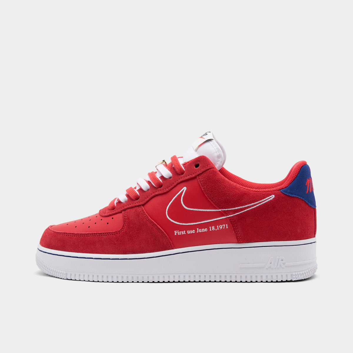 Nike Air Force 1 07 LV8 University Red White Royal Blue JD Sports