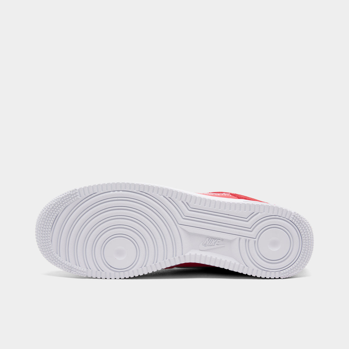 nike air force with red and blue tick