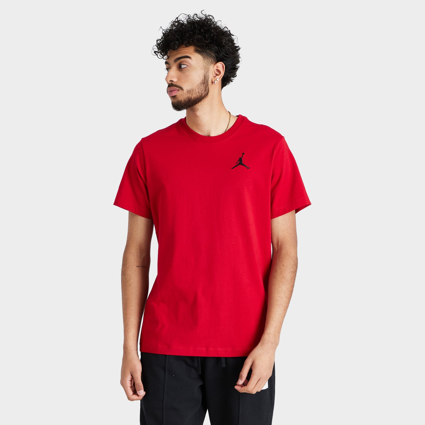 Jordan Jumpman T-shirt à manches courtes Rouge gym / Noir