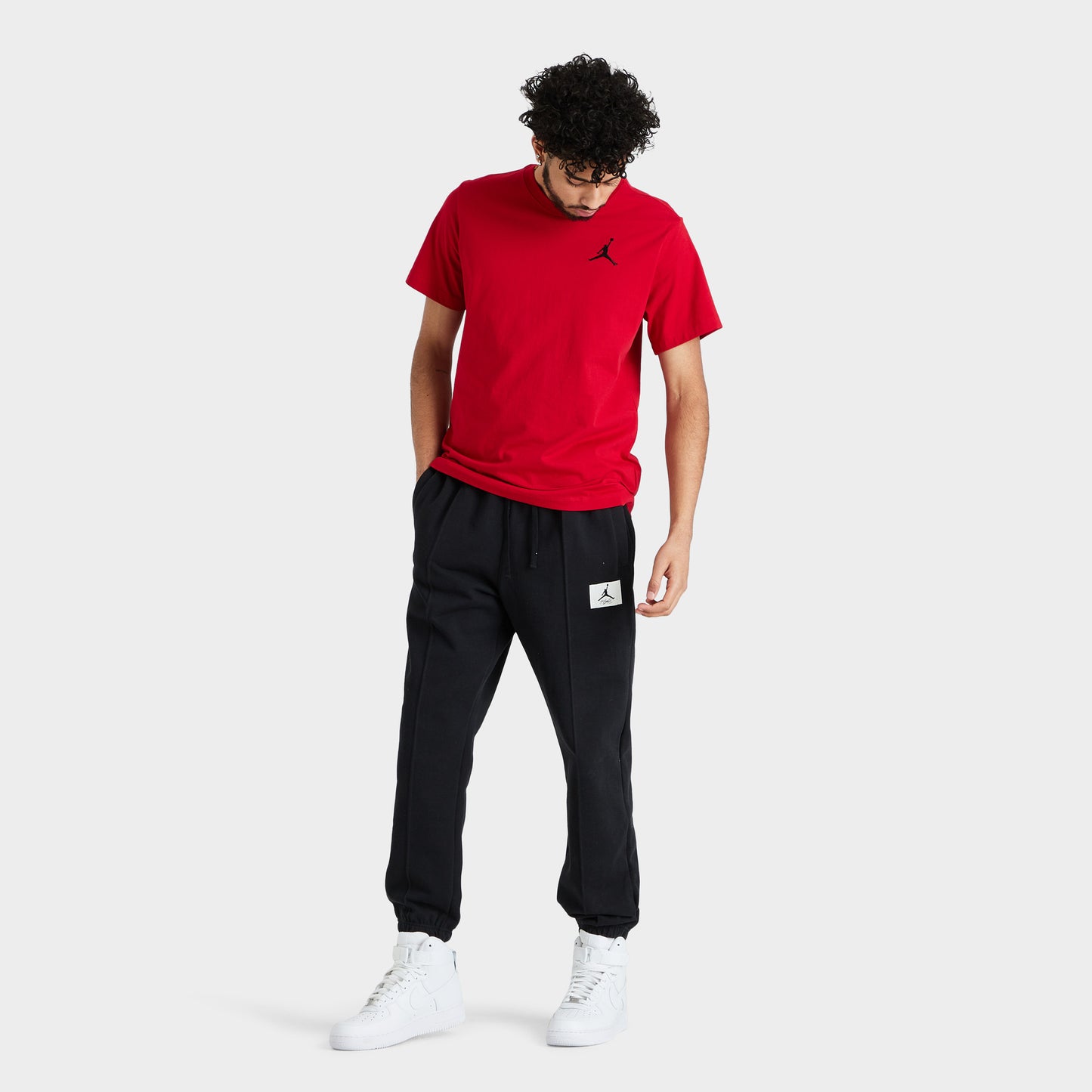 Jordan Jumpman Short Sleeve T-shirt Gym Red / Black