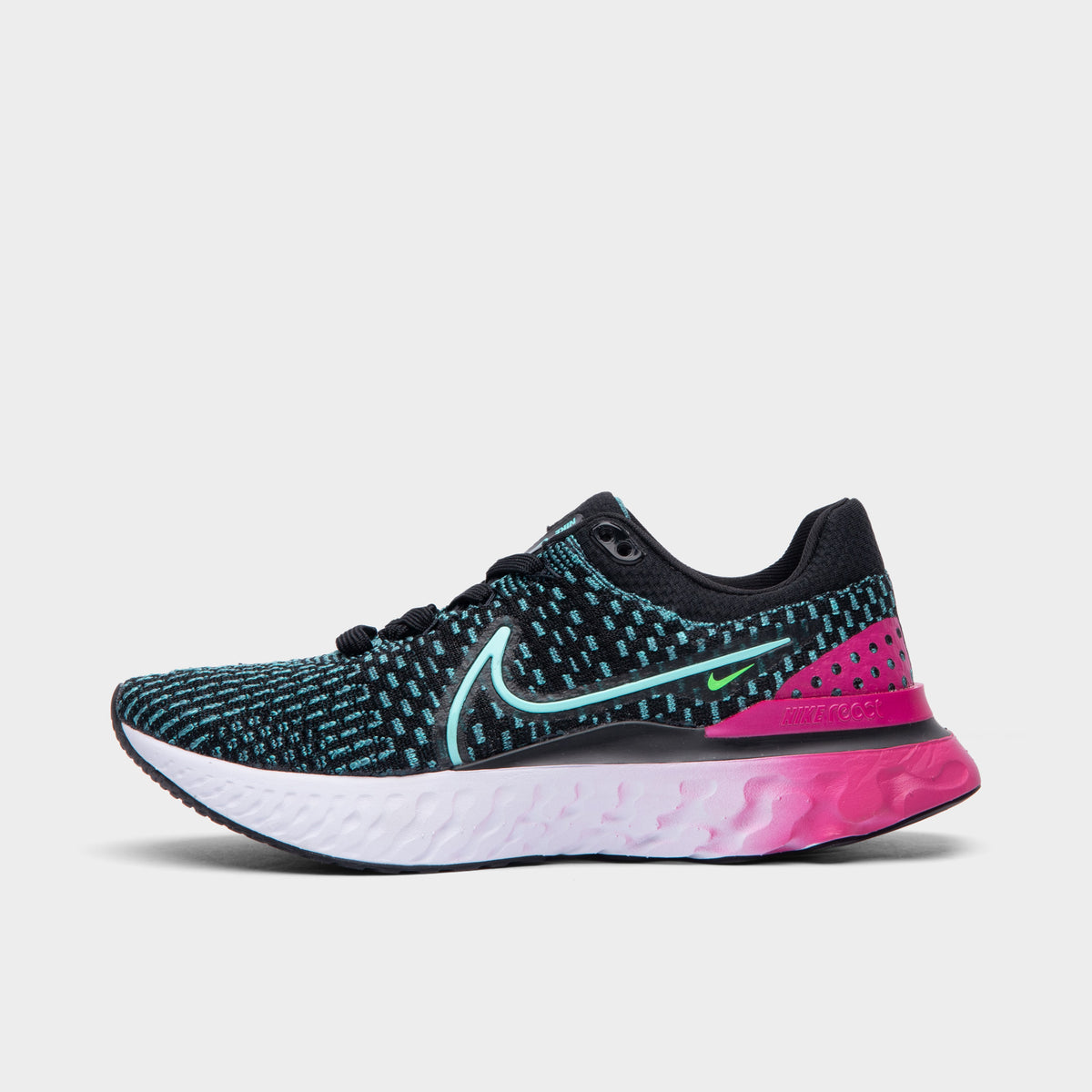 Nike Women's React Infinity Run Flyknit 3 Black / Pink Prime
