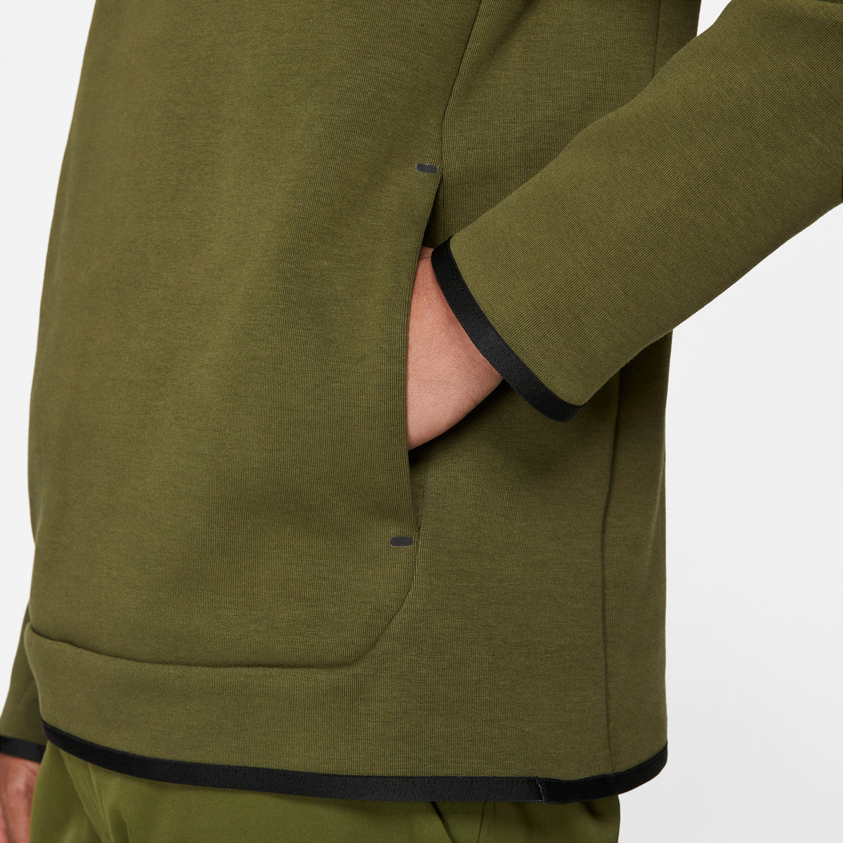 Nike tech fleece hot sale hoodie green