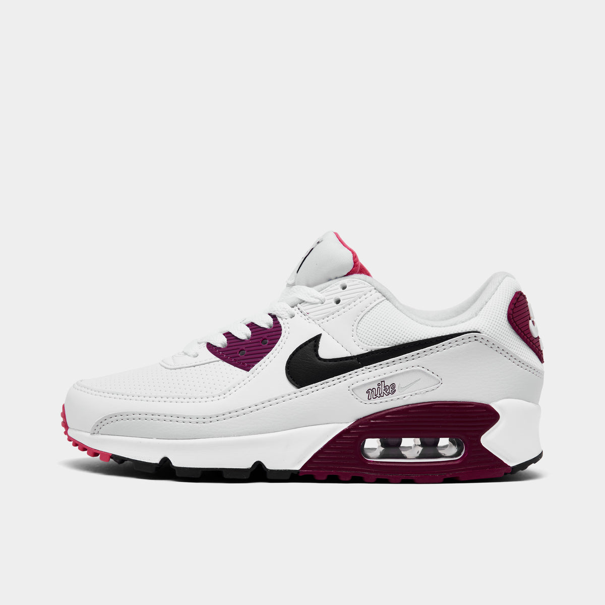 nike air max maroon and white