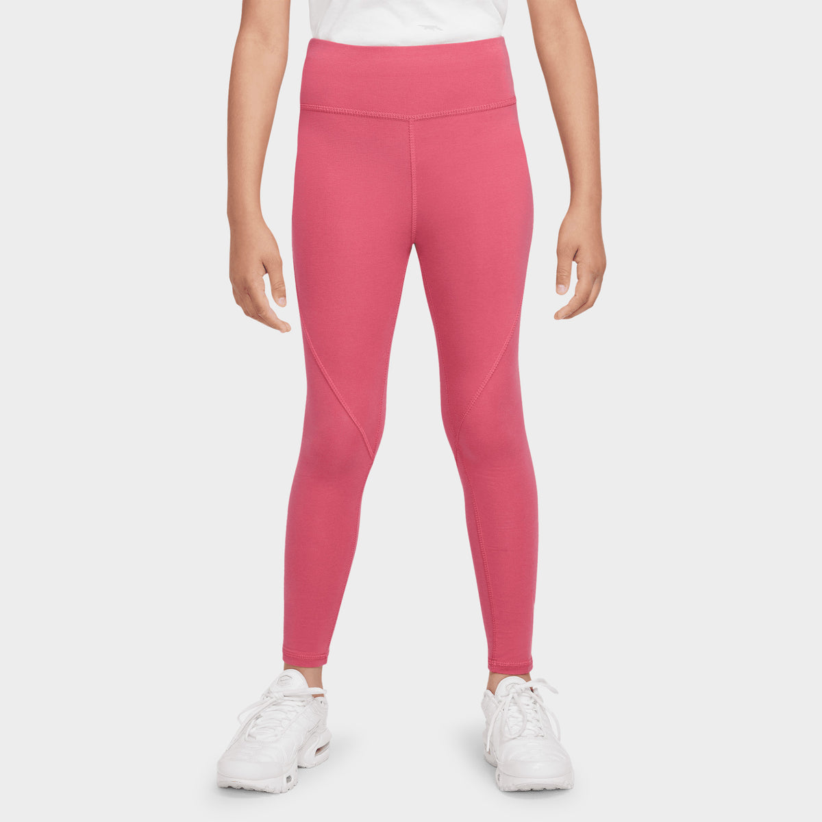 Nike Junior Girls Graphic High Waisted Leggings Archaeo Pink