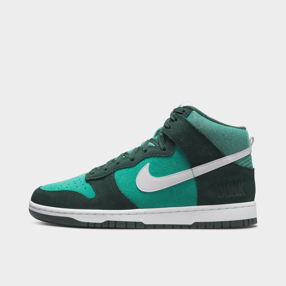 Nike dunk high green white store