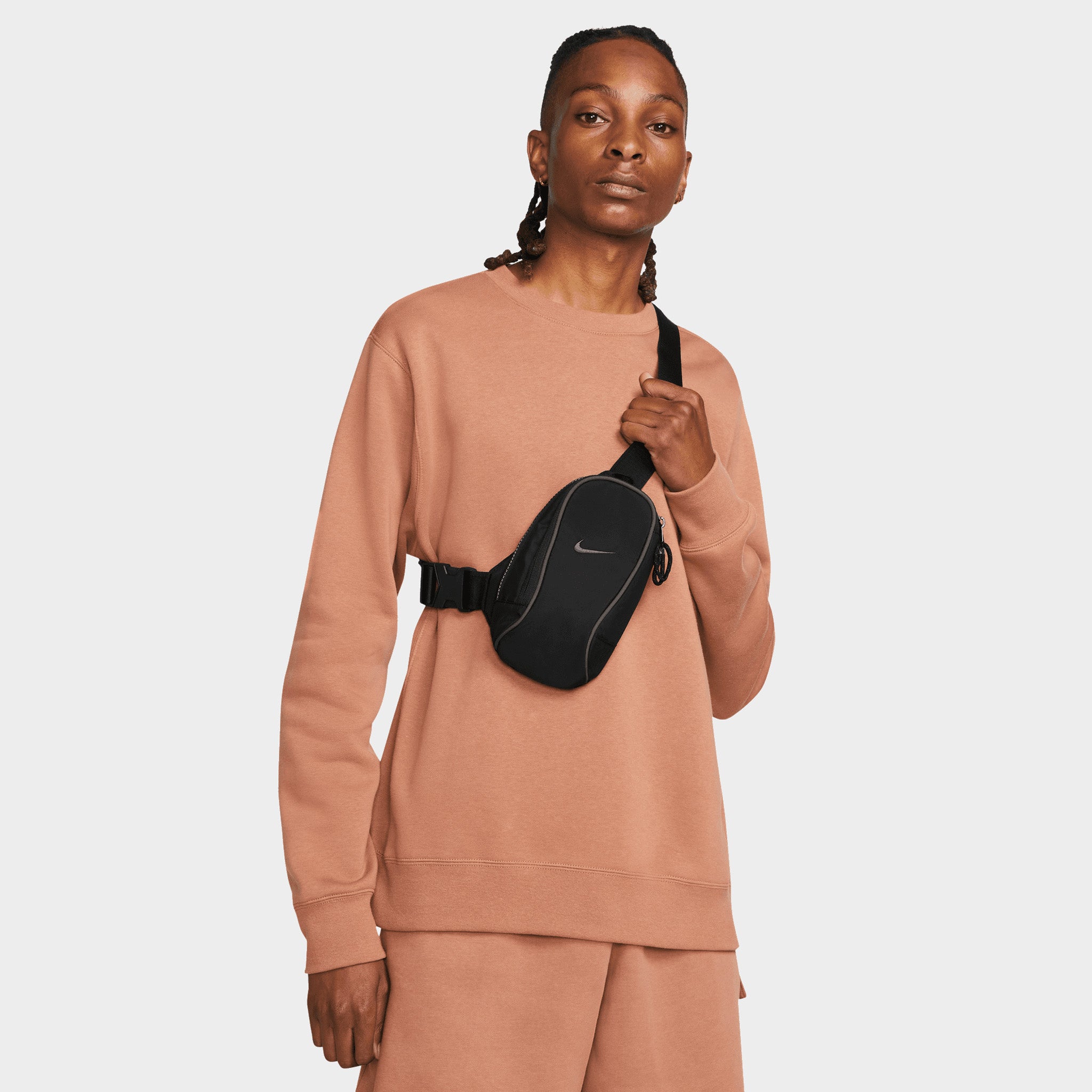 Nike Sportswear Essentials Crossbody Bag Black Black Ironstone
