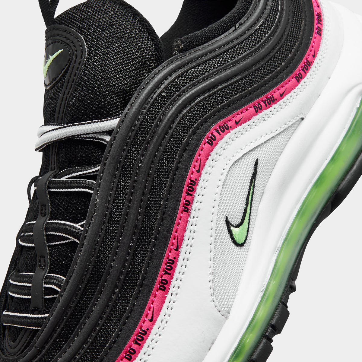 Nike Air Max 97 Black Lime Glow White JD Sports