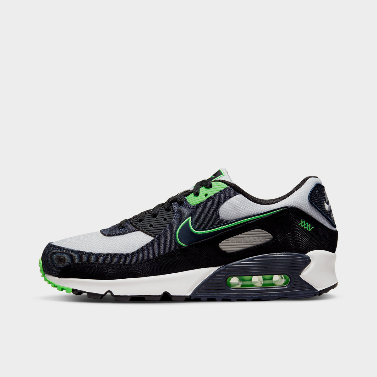 Nike air max 90 green black white Clearance