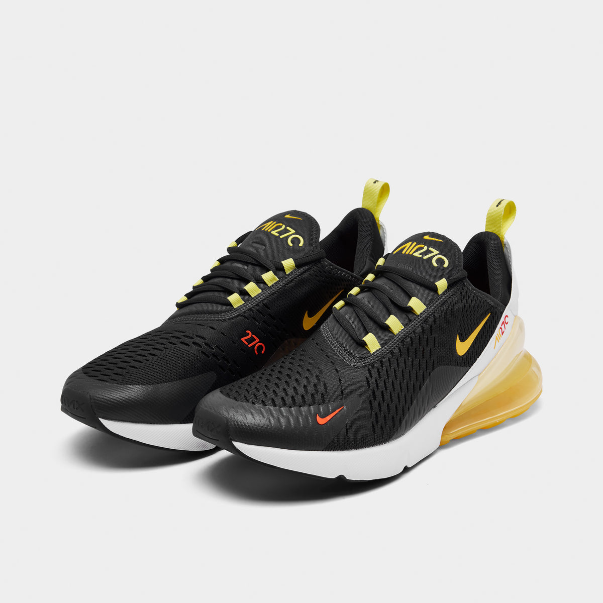 White and yellow nike air max 270 2025