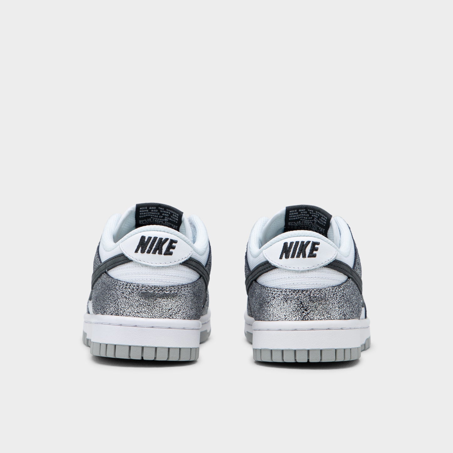 Nike Women's Dunk Low Metallic Silver / Off Noir - White