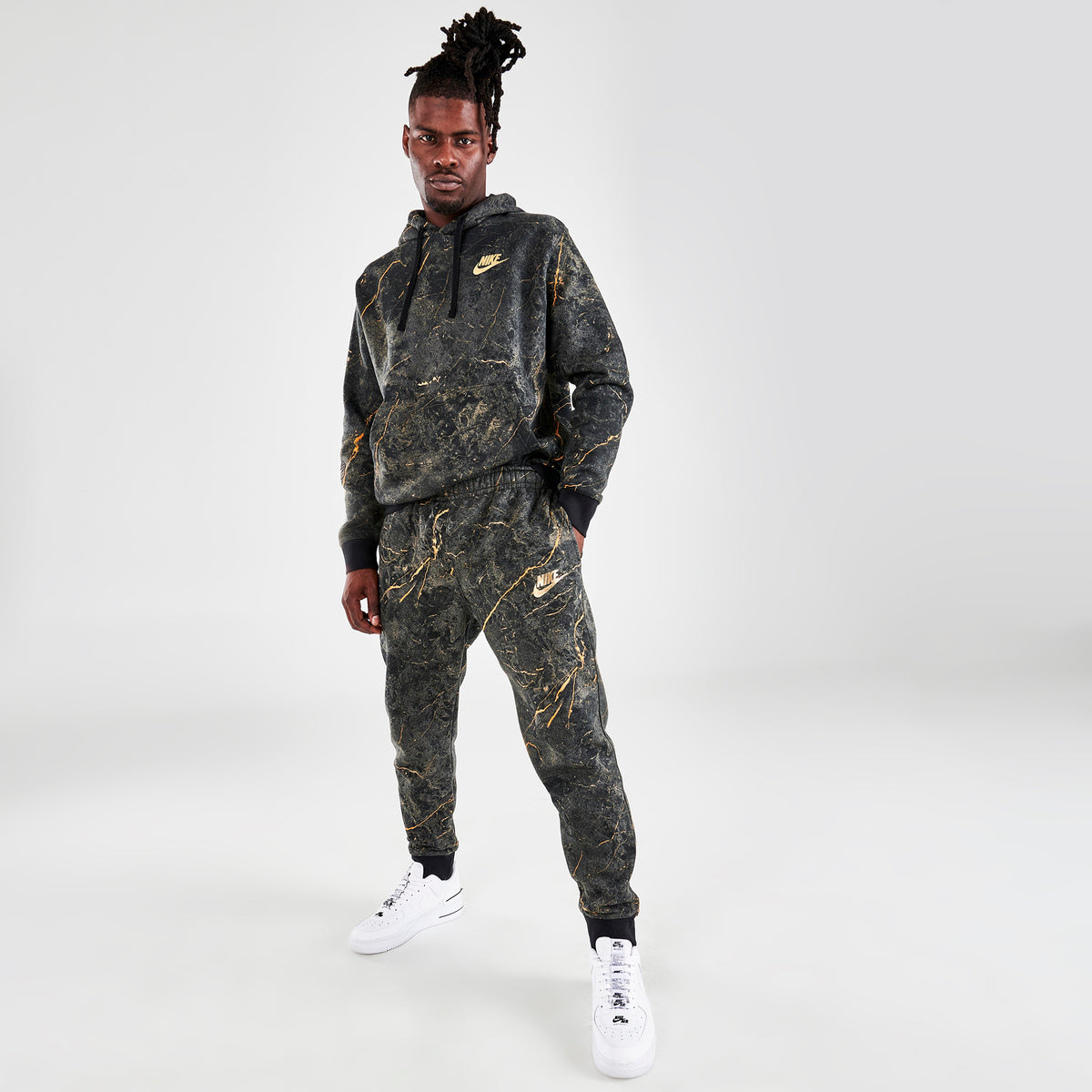 Nike Sportswear Club Fleece Jogger Pants Woodland Camo Black JD Sports