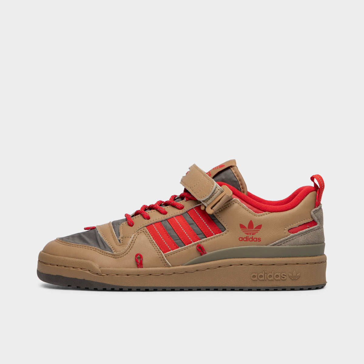 adidas Originals Forum 84 Camp Low Cardboard / Scarlet - Utility Grey