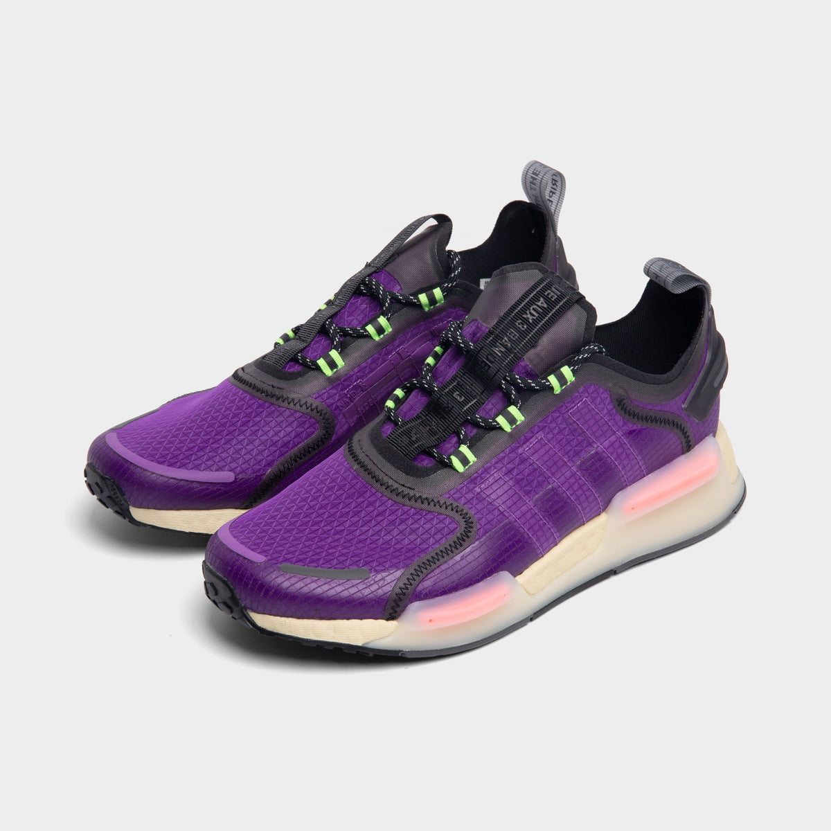 Black purple nmd hotsell