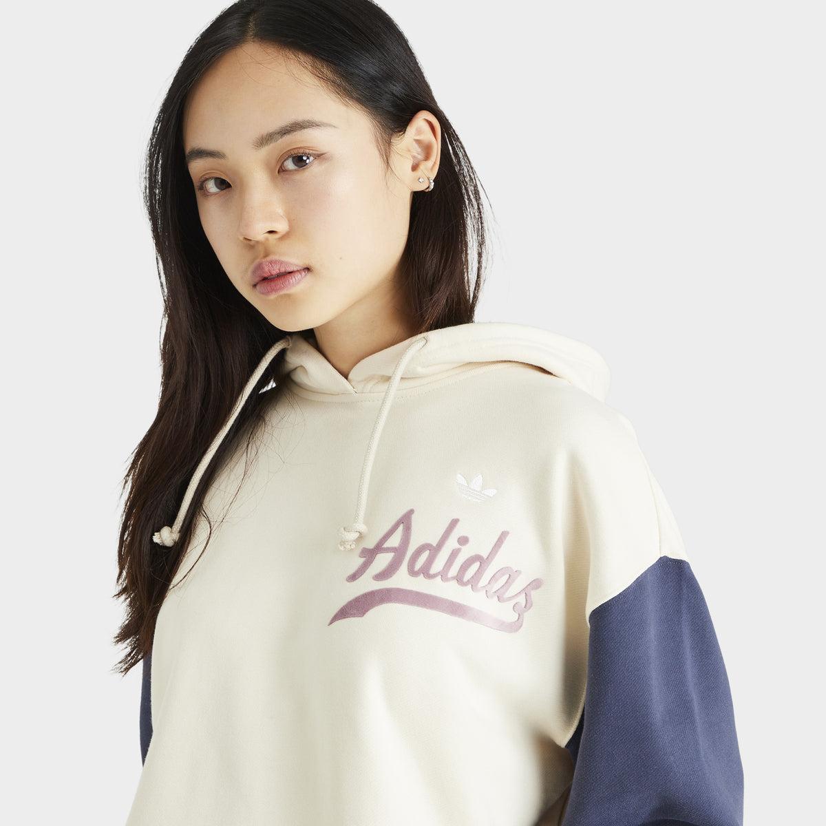 Navy adidas jumper best sale womens