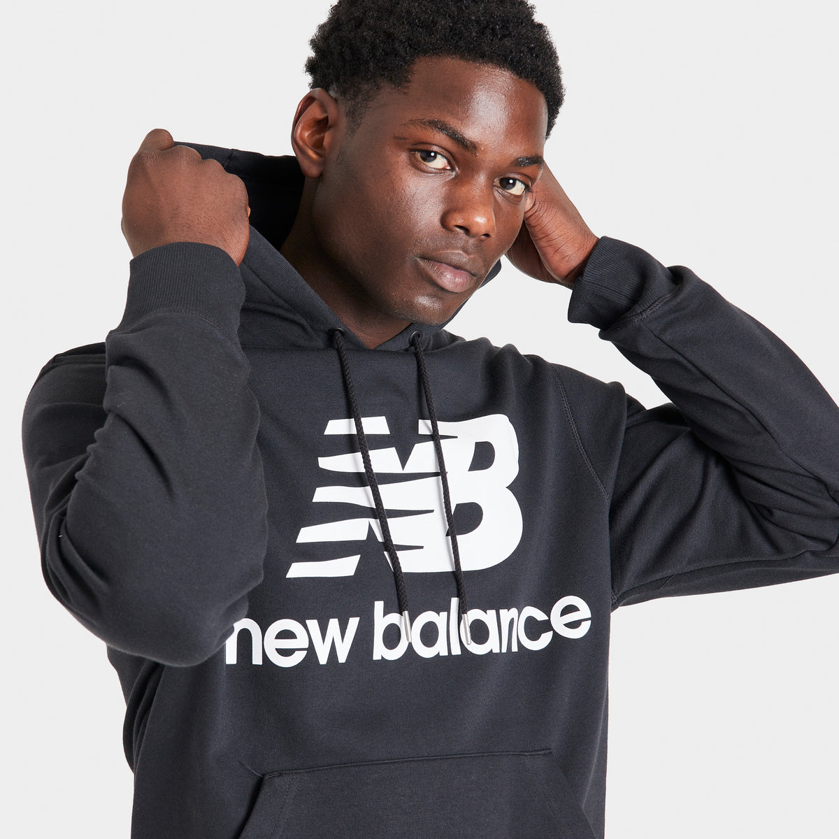 New balance black hoodie outlet