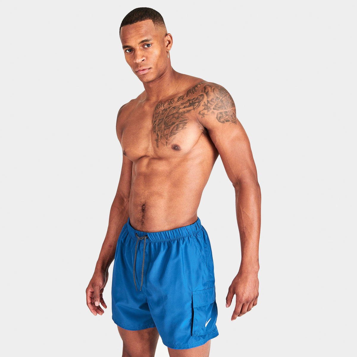 Nike Sportswear Packable Cargo Volley 5 Inch Swim Shorts Dark