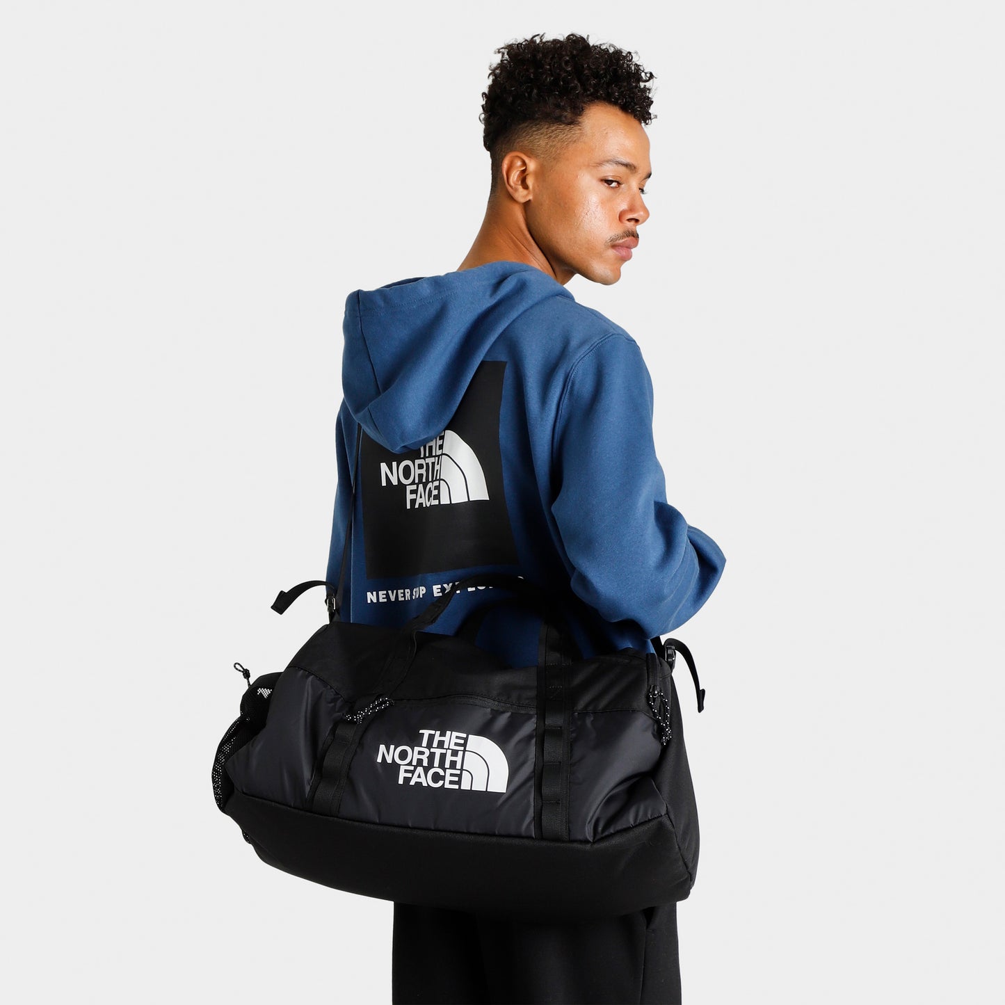 Sac de sport Bozer de The North Face Noir TNF / Blanc TNF