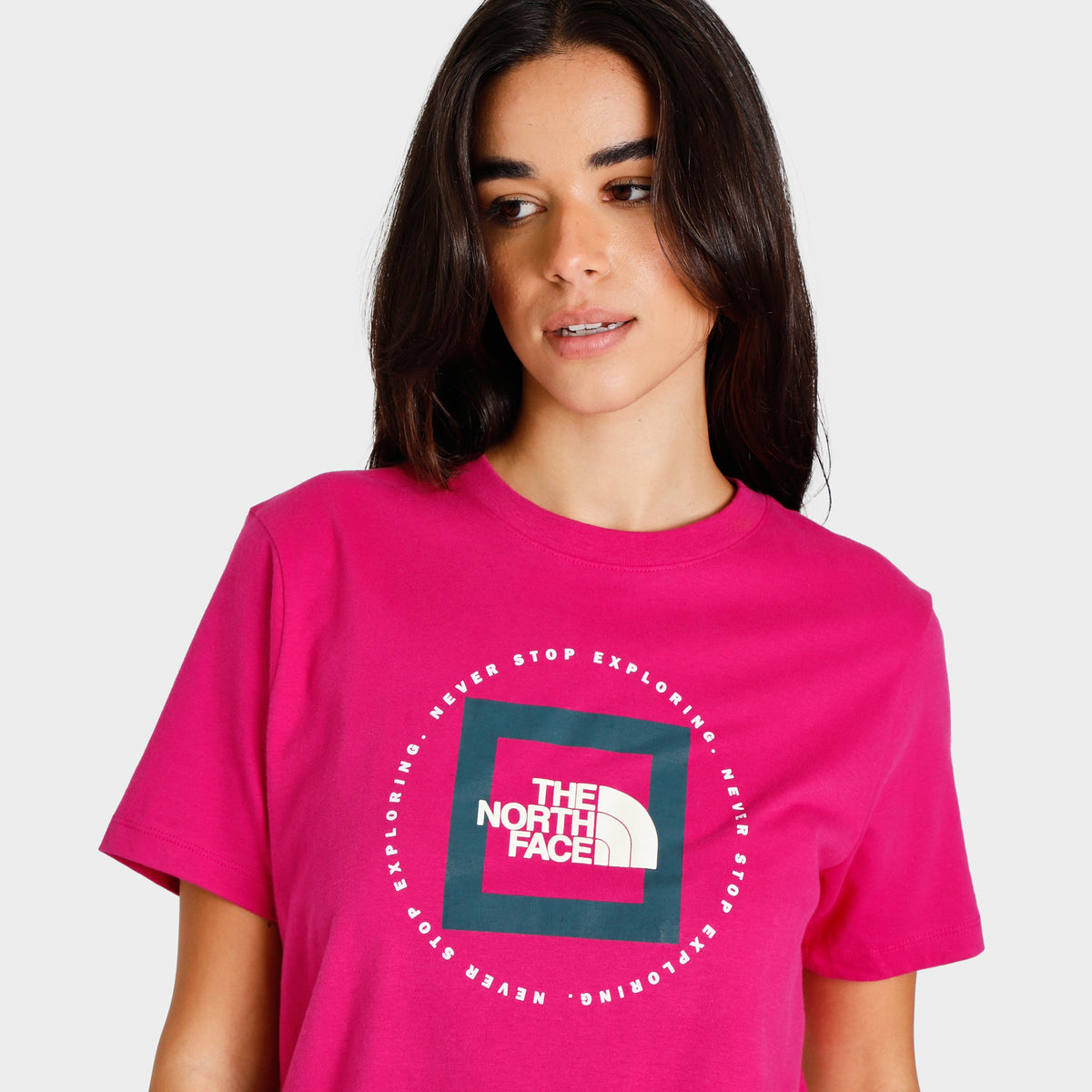 Pink north discount face shirt