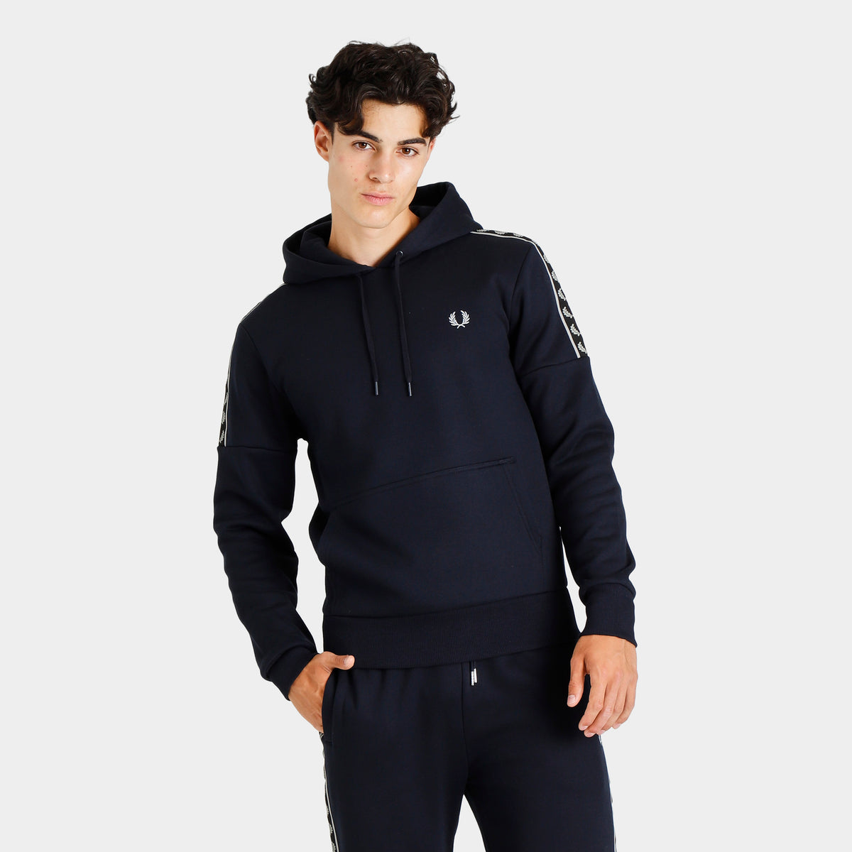 Hoodie fred perry taped hotsell