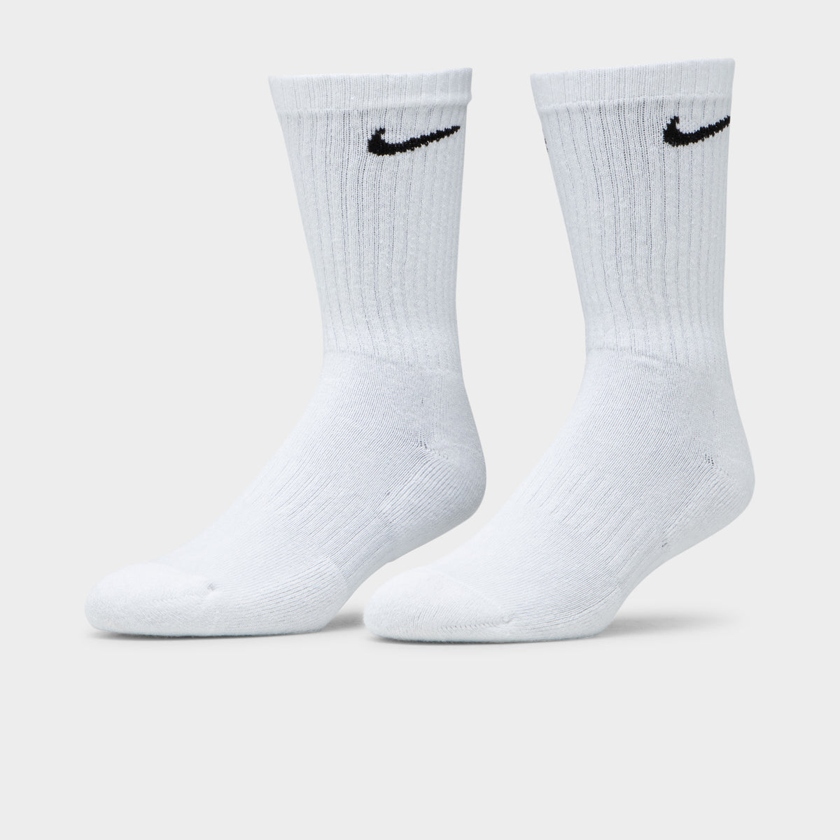 Nike Everyday Cushioned Training Crew Socks 3 Pack White Black
