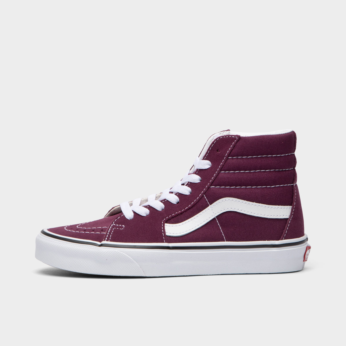 Burgundy vans sk8 online