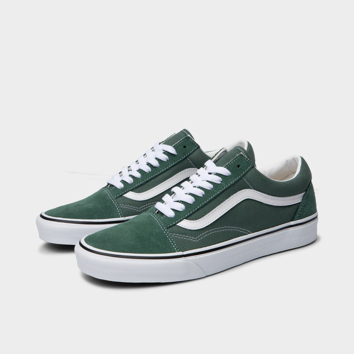 Vans old skool black duck green discount