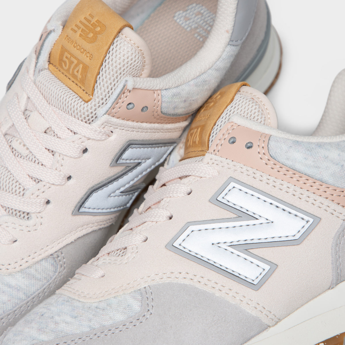 New balance 574 rain cloud with raw silk Clearance