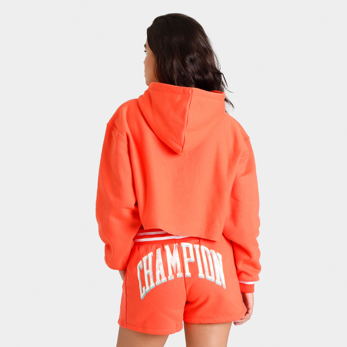 Champion sweater womens hotsell orange