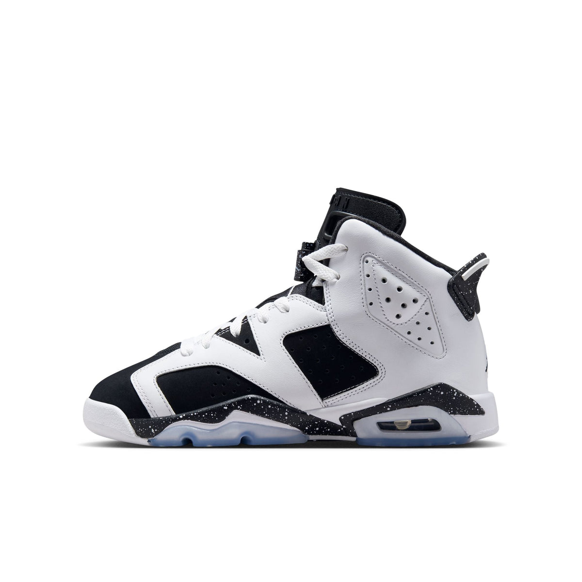 Jordan 6 Retro GS White / Chrome Black - White