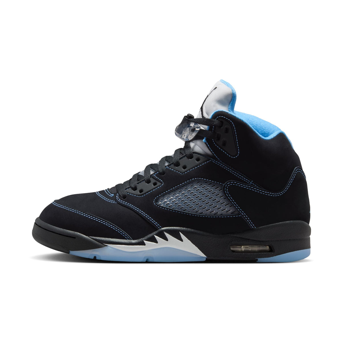 Jordan 5 Retro Black / University Blue - White