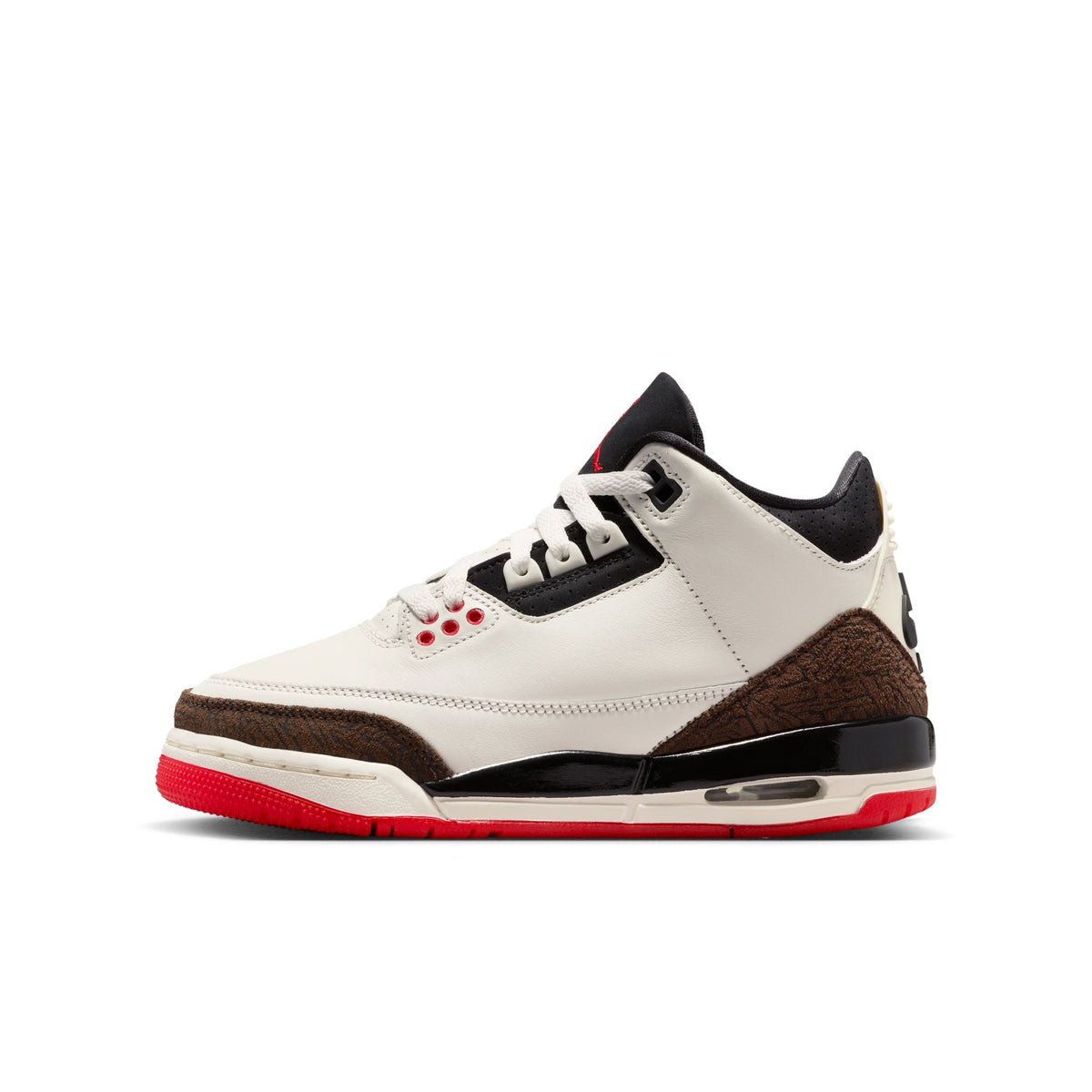 Jordan 3 Retro GS Sail / Black - University Red