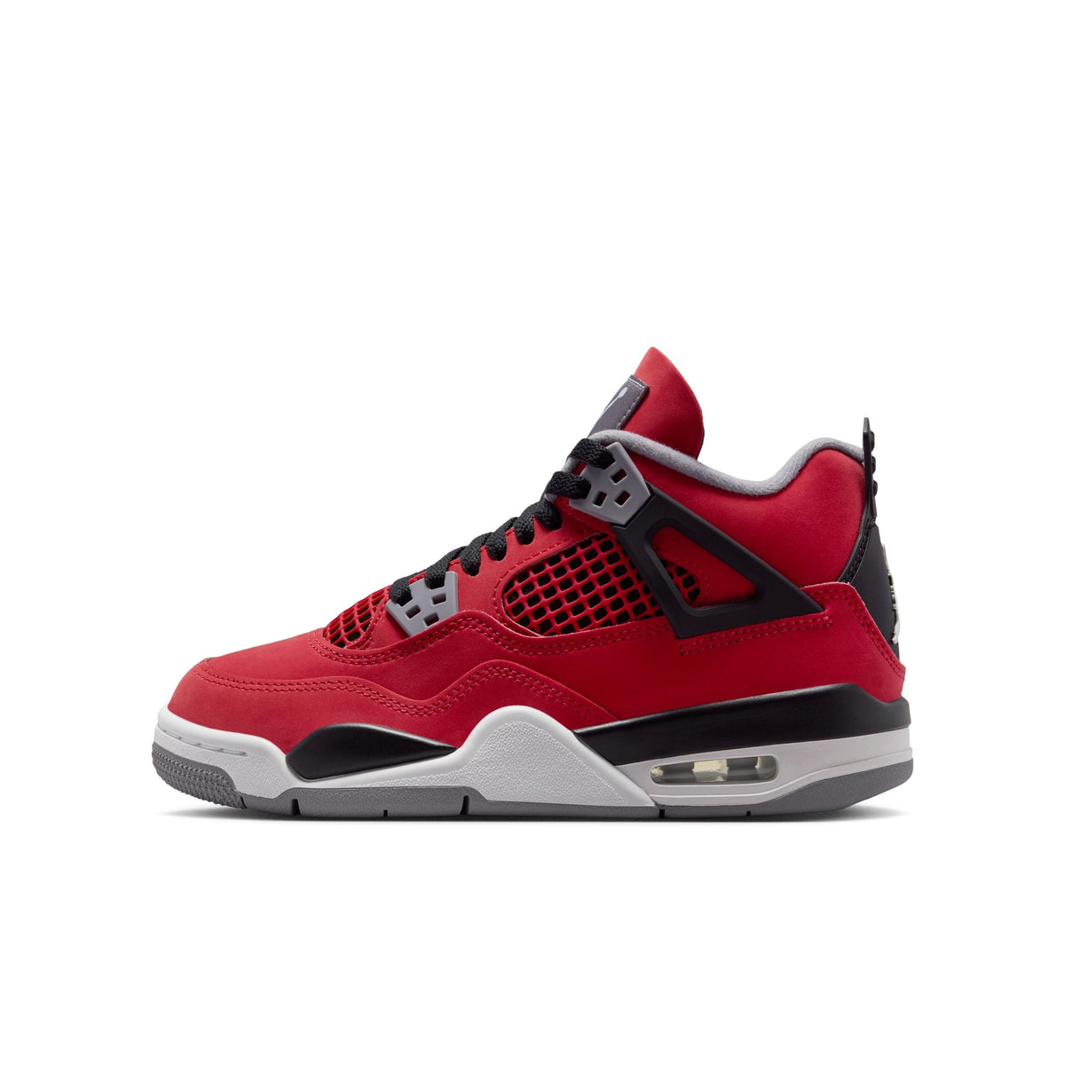 Jordan 4 Retro GS Fire Red / White - Black