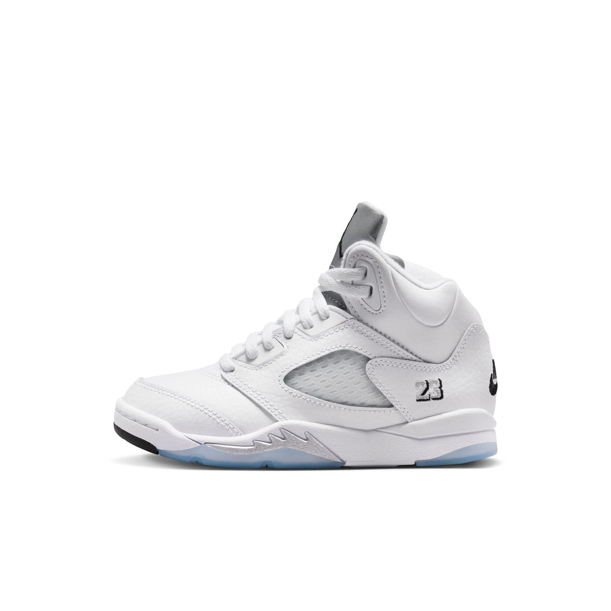 Jordan 5 Retro PS White / Black - Metallic Silver