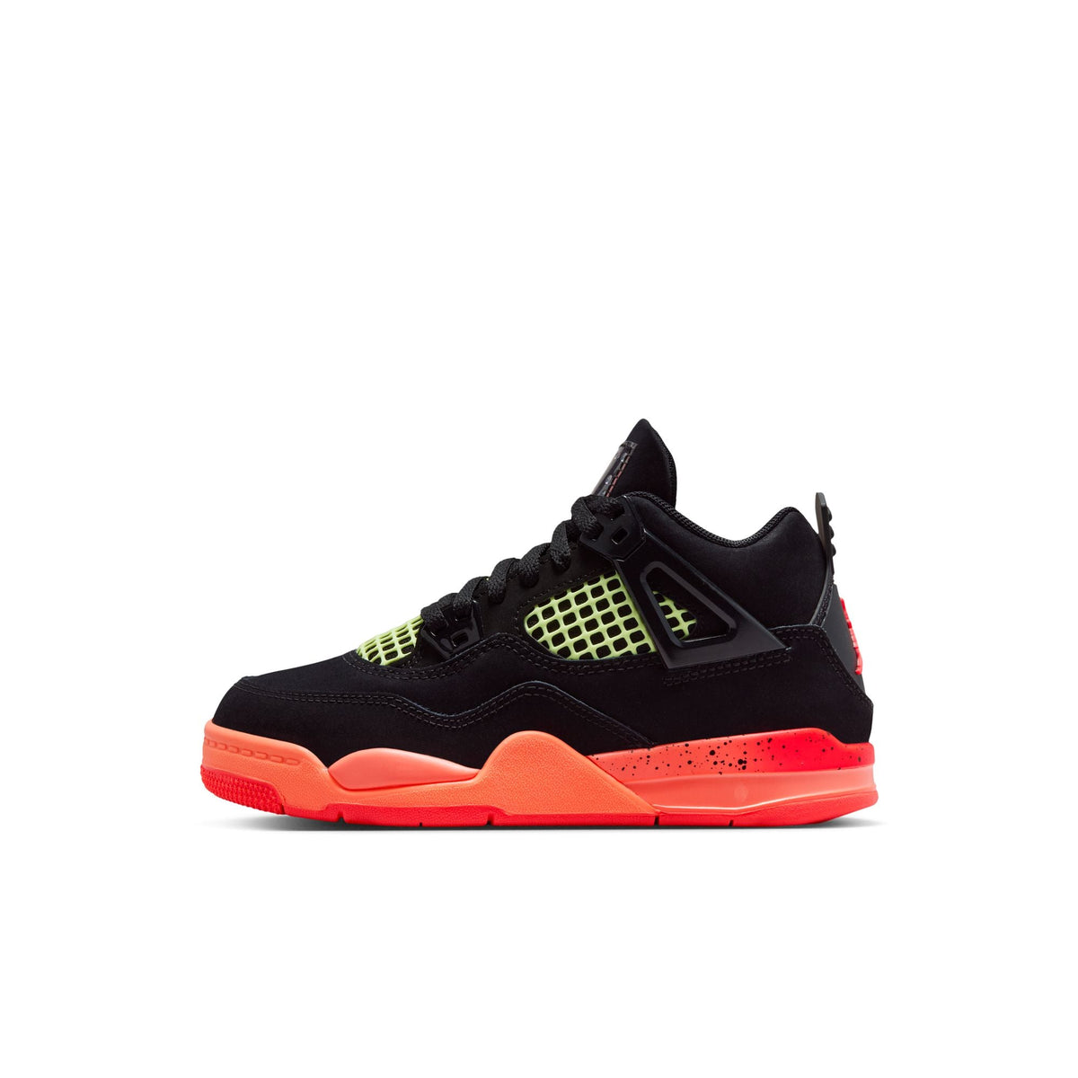 Jordan 4 KSA Retro PS Black / Infrared 23 - Bright Mango