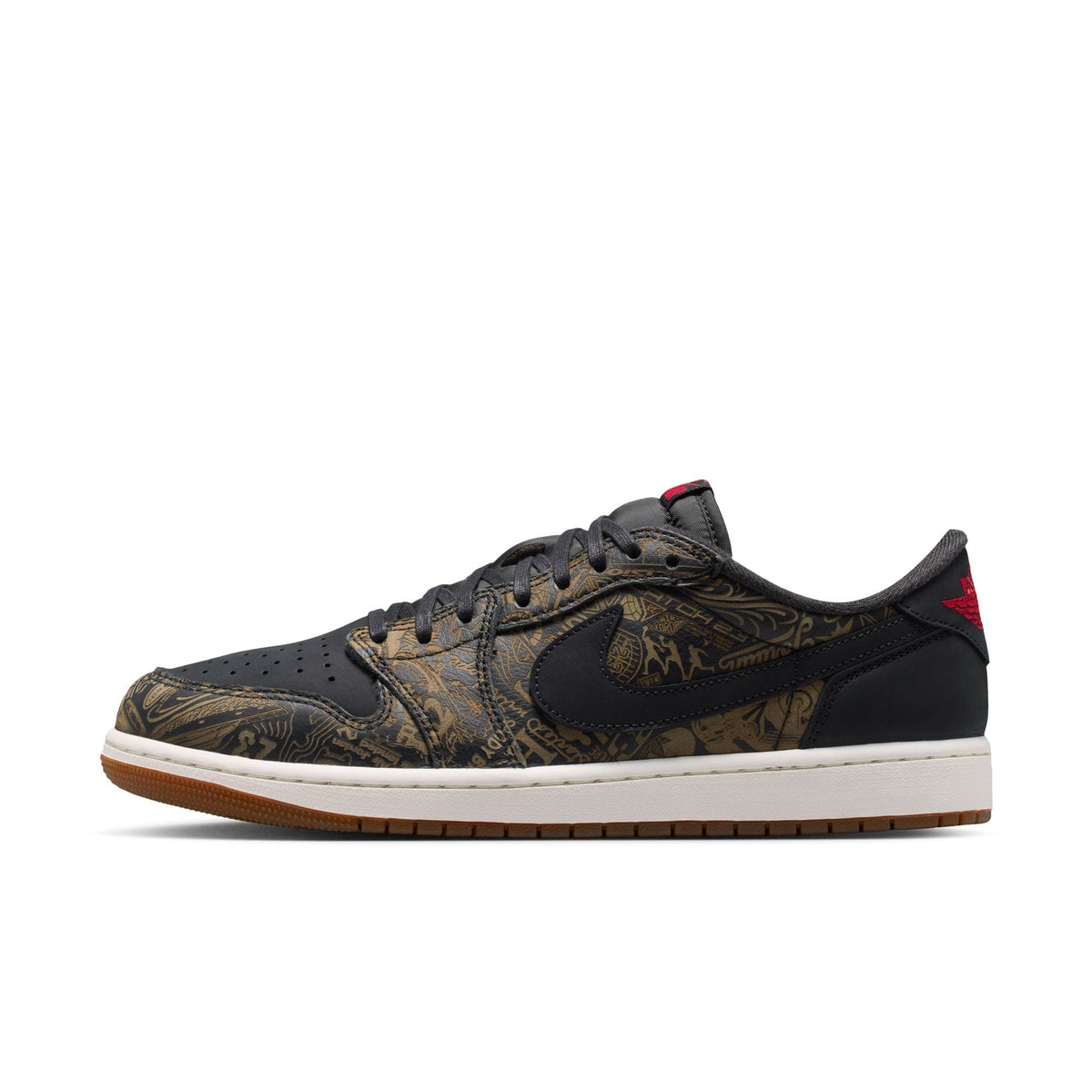 Jordan 1 Low OG Black / Varsity Red - Summit White