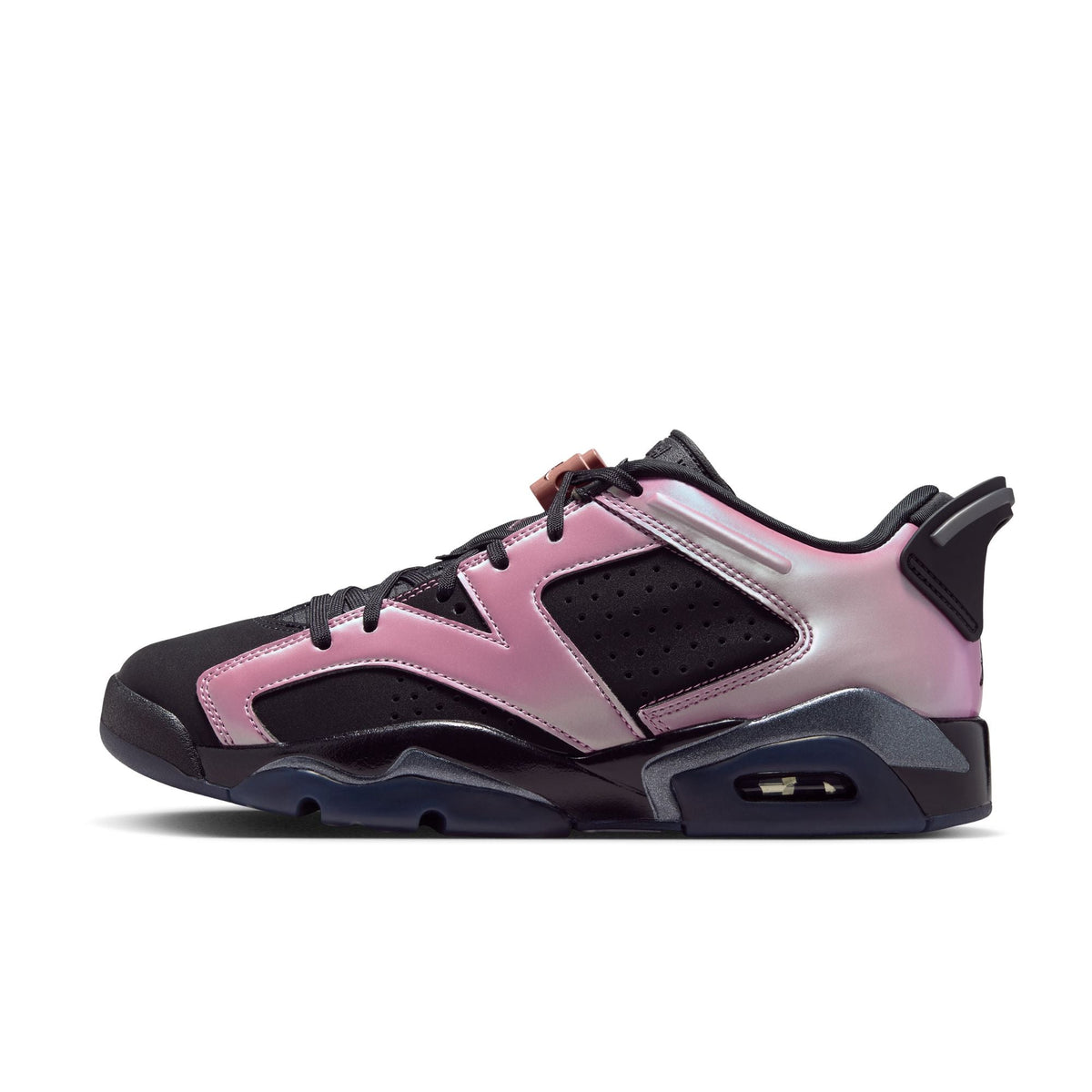 Jordan Women's 6 Low Retro Black / Desert Berry - Metallic