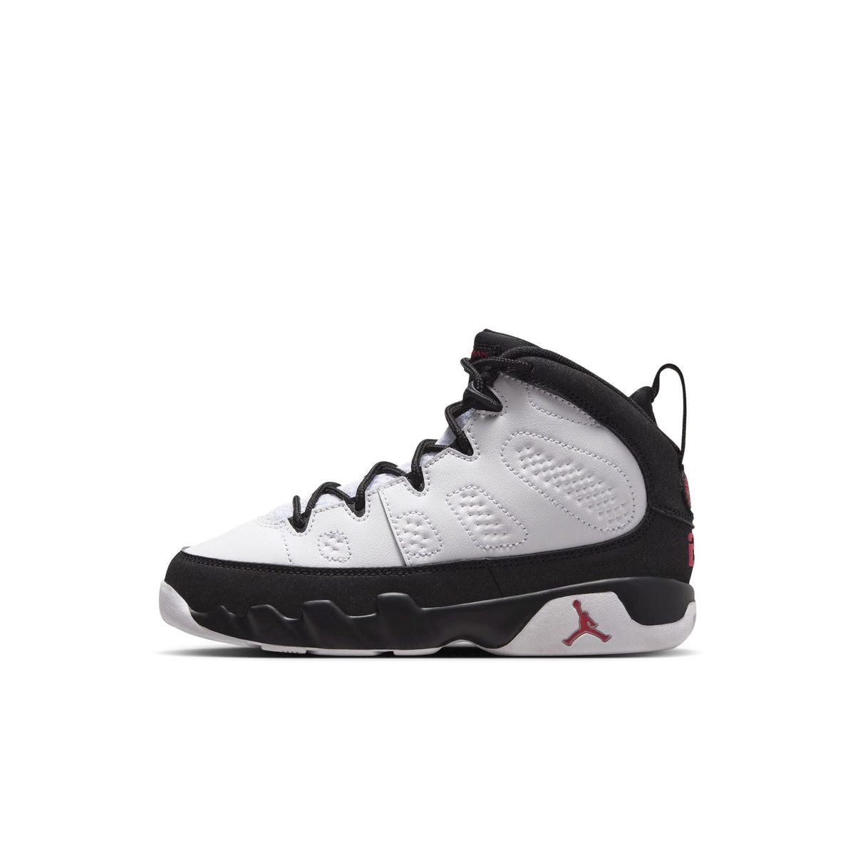 Jordan 9 Retro PS White / True Red - Black