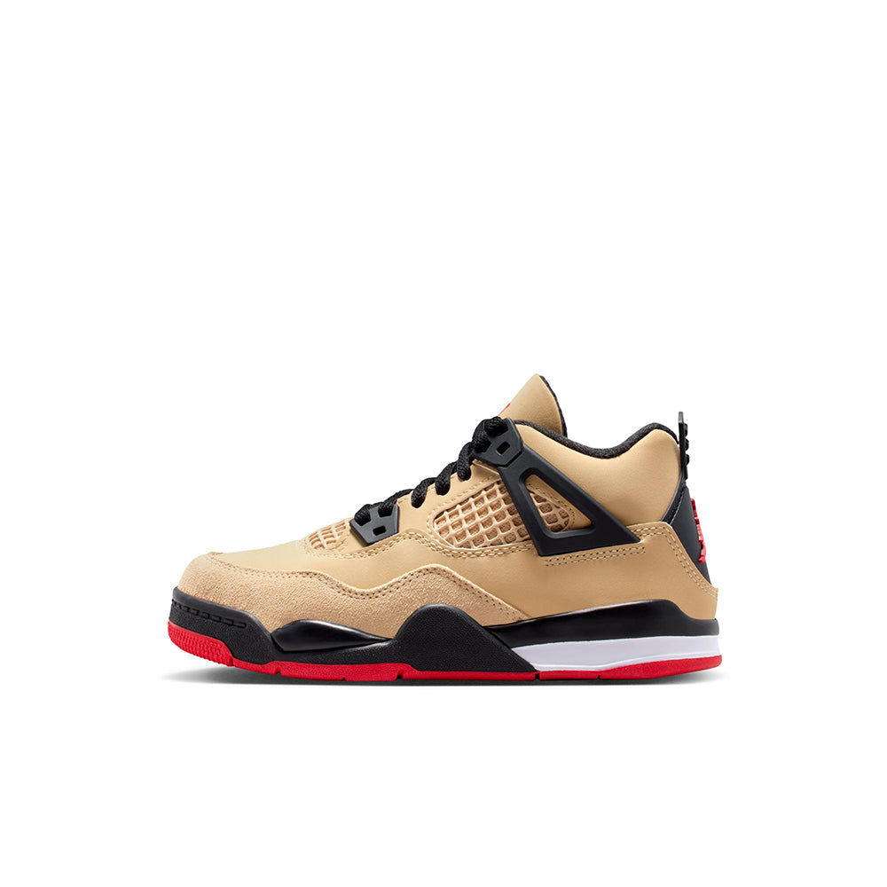 Jordan 4 Retro PS Fire Red / Starfish - Sesame