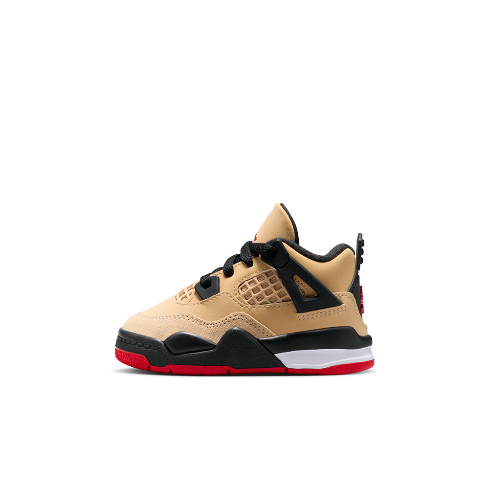 Jordan 4 Retro TD Fire Red / Starfish - Sesame