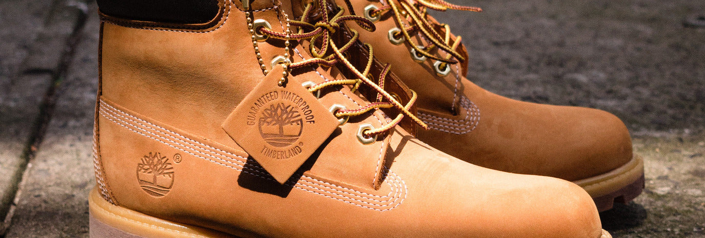 Close-up profile of the Timberland 6-Inch Boot. 